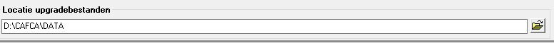 Locatie upgradebestanden - Cafca Software Windows